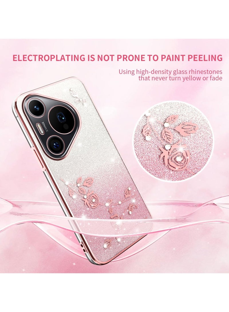 عام غطاء واقي متوافق مع هاتف Huawei Pura 80 Ultra - غطاء TPU مرن مضاد للصدمات، غطاء مذهب لامع بمظهر متقن، غطاء براق - Image 4