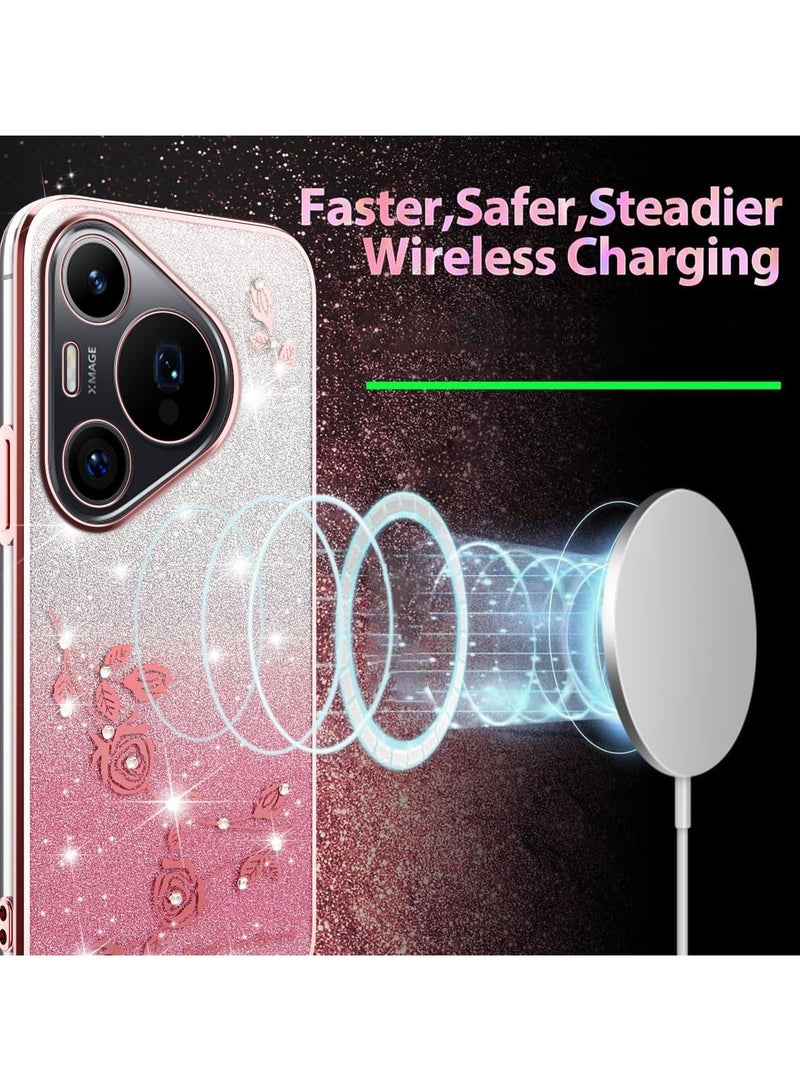 عام غطاء واقي متوافق مع هاتف Huawei Pura 80 Ultra - غطاء TPU مرن مضاد للصدمات، غطاء مذهب لامع بمظهر متقن، غطاء براق - Image 3