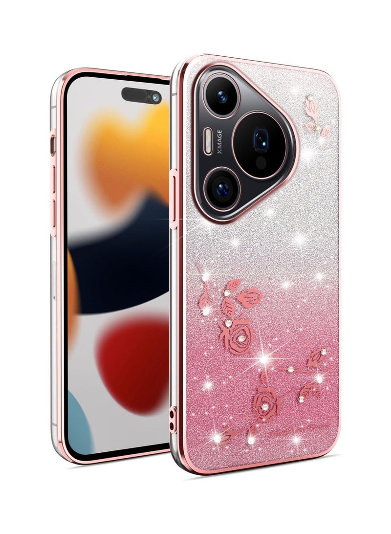 عام غطاء واقي متوافق مع هاتف Huawei Pura 80 Ultra - غطاء TPU مرن مضاد للصدمات، غطاء مذهب لامع بمظهر متقن، غطاء براق - Image 1