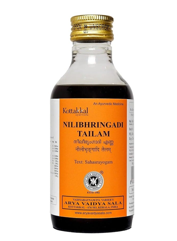 Kottakkal ayurveda Nilibhringadi Keratailam Hair Oil 200ml - Image 1