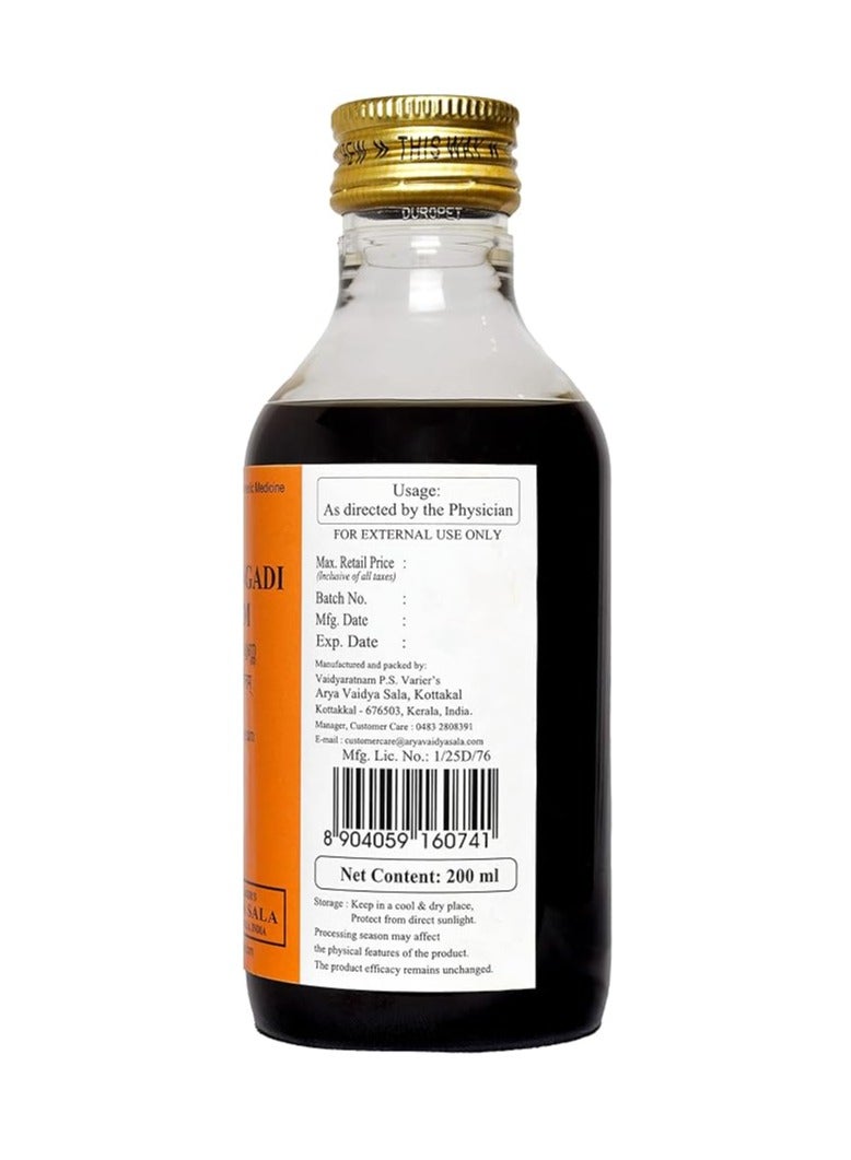 Kottakkal ayurveda Nilibhringadi Keratailam Hair Oil 200ml - Image 3