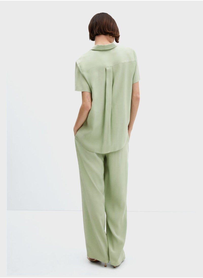 MANGO - Pocket Detail Button Down Shirt - Image 1