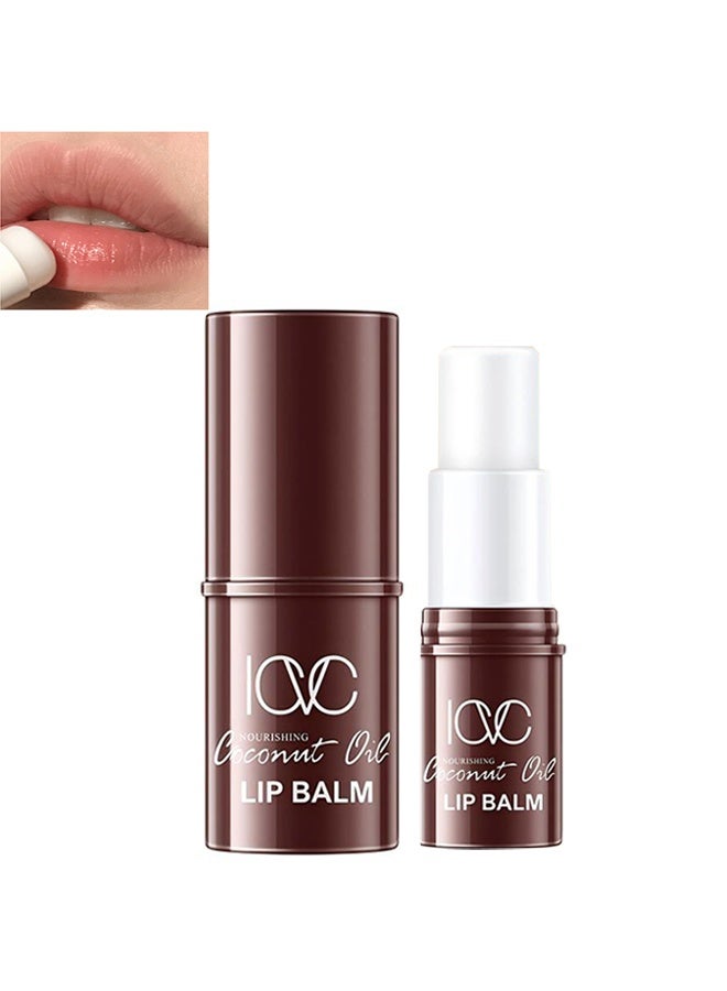 ICVC Coconut Lip Balm，Lasting Nourishment and Moisture for Men and Women Daily Care Lip Balm,8g - Image 1