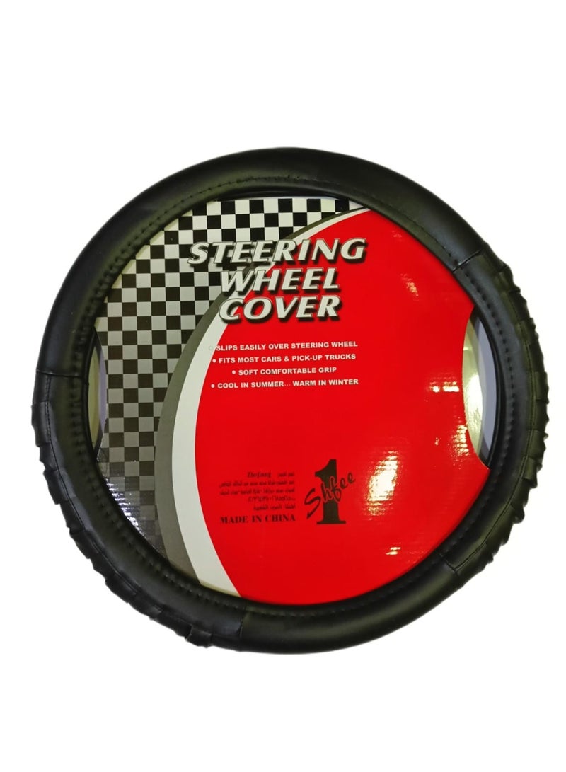 steering wheel cover premium quality (black) - Image 1