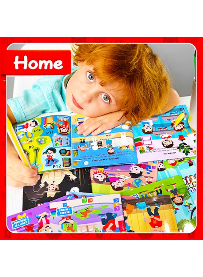 Bluejw Selling 20 Copies Of Whole Brain Development Thinking Training Sticker Book Children's Educational Stickers Hands-on Brain Children's Enlightenment - Image 4