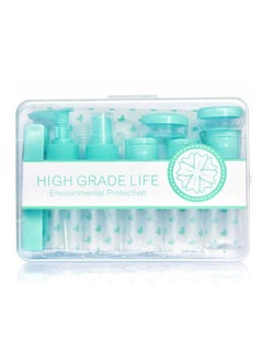 13 Pack Travel Bottles Set TSA Approved Toiletries Containers with Clear Case Leakproof BPA Free Essentials Accessories Squeezable Refillable for Shampoo and Lotion Soap