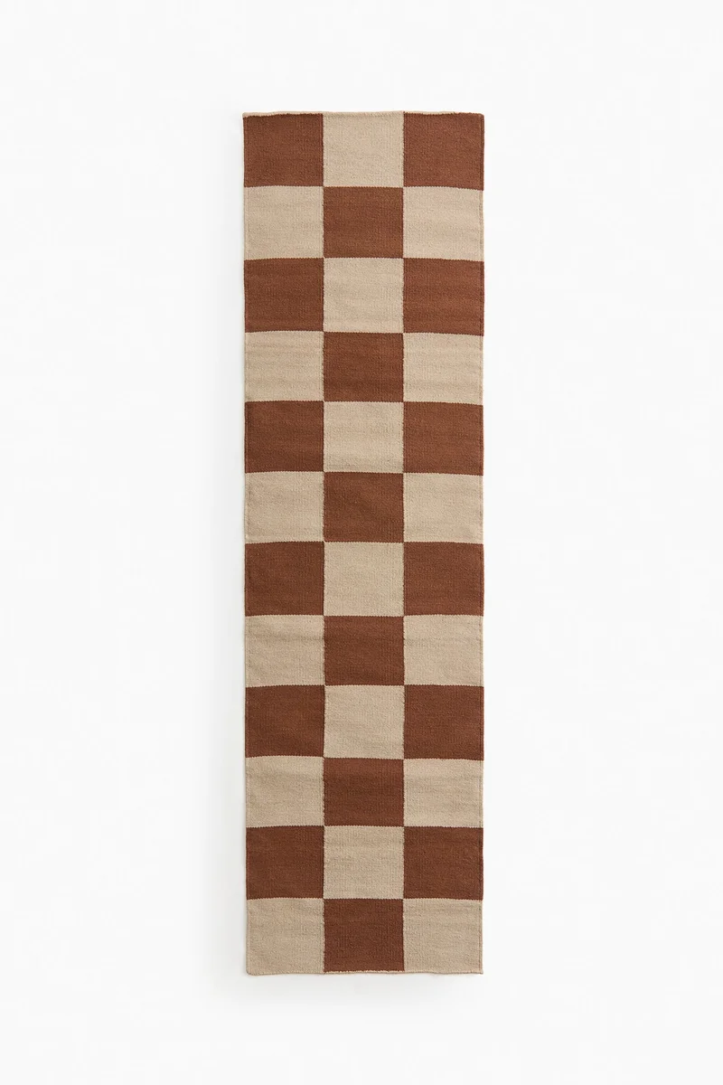 اتش اند ام سجادة طويلة من القطن