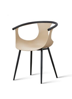 LANNYHOME Jeffcoco Furniture Leisure Chair For Lounge,Dining desk chair Beige 1 pcs  - Image 1