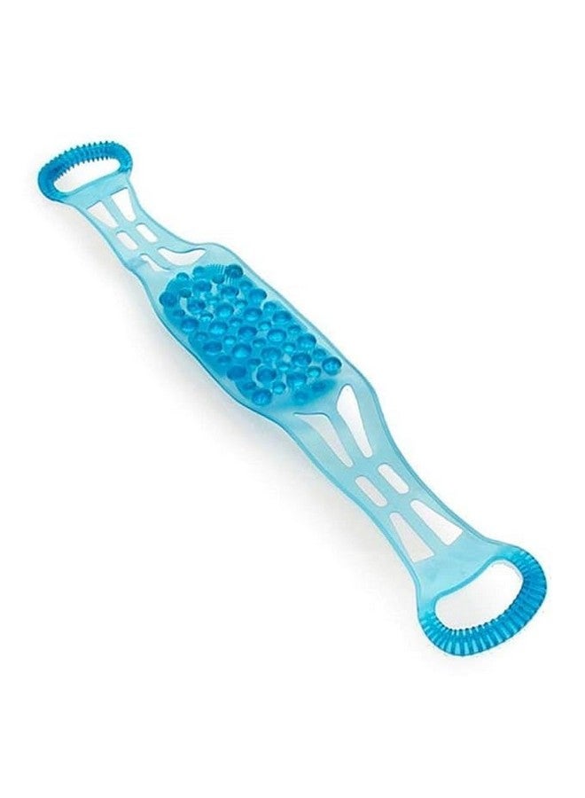 VENJA (LABEL) Venja Full Body Silicon Massage Brush Wash Foot Dual Sided Back Scrubber Silica Gel Sole Cleaner Shower Bath Belt Women & Men (MultiColor) - Image 1