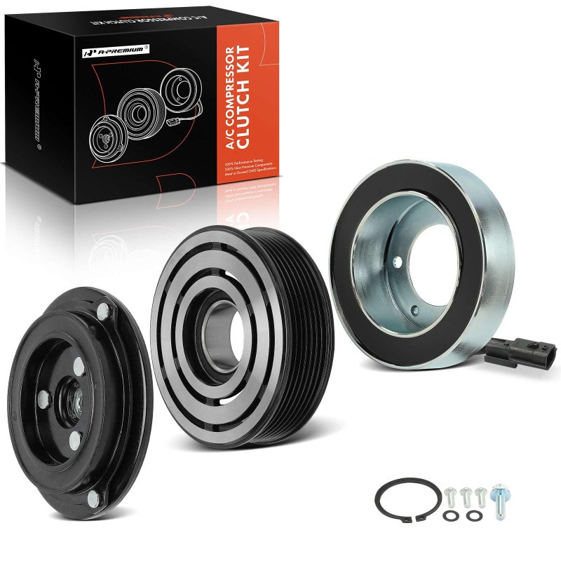 APremium Air Conditioner AC Compressor Clutch Kit Compatible with Nissan Murano 20092014 Pathfinder 20132015 Maxima 20082014 Quest 20112015 Infiniti QX60 20142015 35L JX35 2013