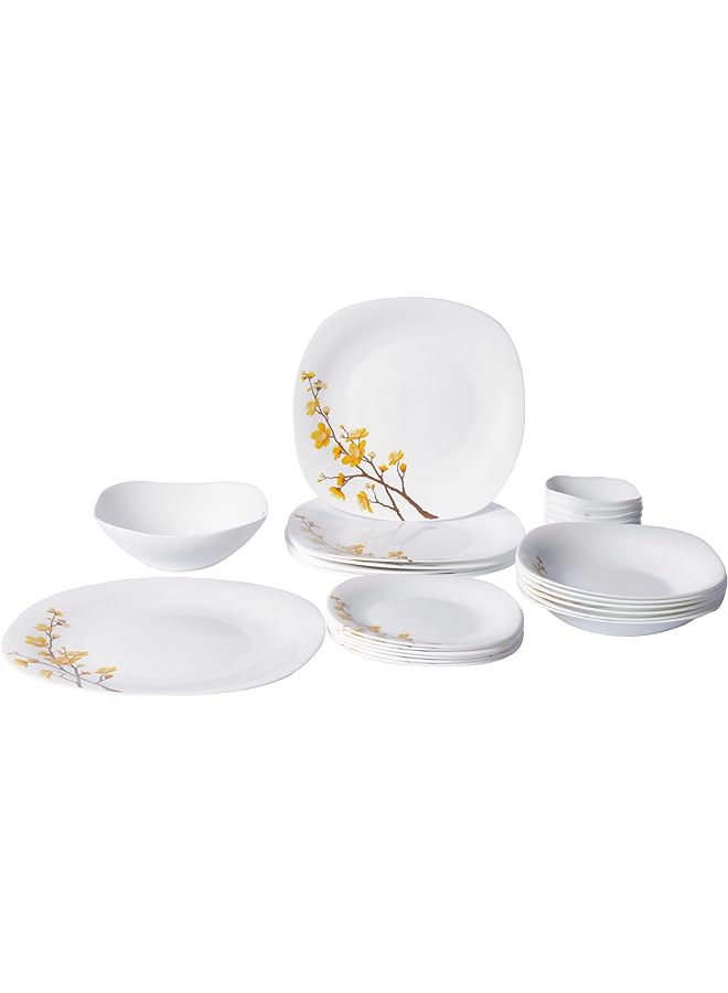 لاوبالا طقم عشاء كوادرا 26 قطعة سمرتايد أبيض 3059A - Image 1