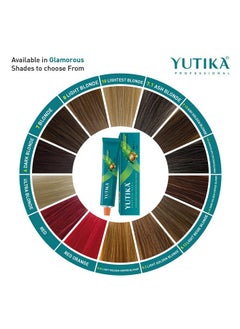 Yutika Professional Creme Hair Color 100Gm Natural Black  - Image 3