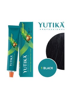 Yutika Professional Creme Hair Color 100Gm Natural Black  - Image 2