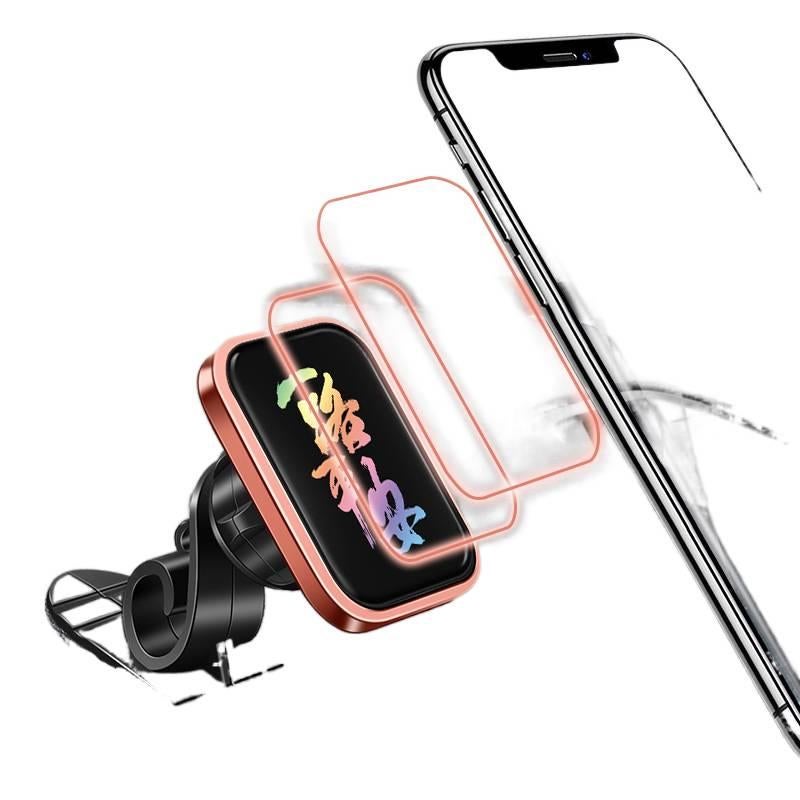 AD Black Magnetic Car Phone Holder for Universal Fit - Image 5