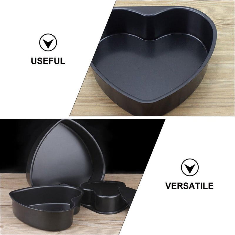 Heart Shaped Detachable Bottom 6 Inch Non Stick Cake Pan For Baking Mousse - Image 4