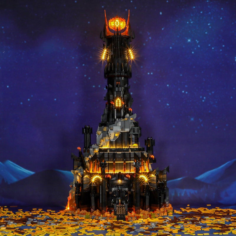 BRIKSMAX Light Kit for Lego-10333 Barad-dur - Compatible with Lego Icons Lord of The Rings Building Set- Not Include Lego Set - Image 3