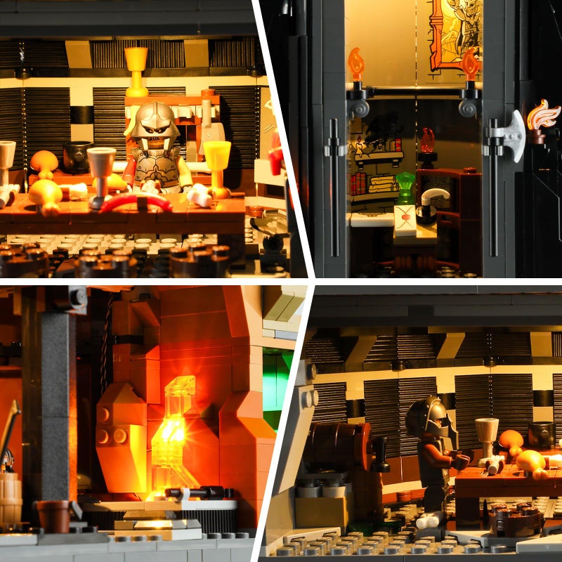 BRIKSMAX Light Kit for Lego-10333 Barad-dur - Compatible with Lego Icons Lord of The Rings Building Set- Not Include Lego Set - Image 4