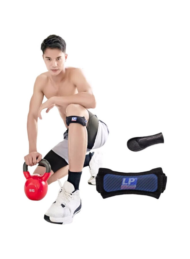 LP Patellar Strap Knee Brace, Patellar Tendon Stabilization Compression Band, Running Sports Protection, One Size Fits All - Image 1