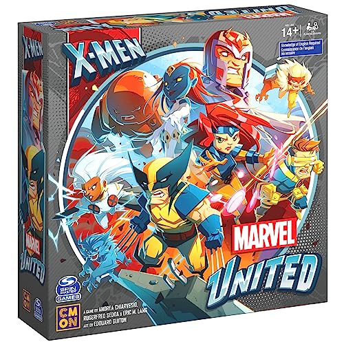 Spin Master Games Marvel United XMen Strategy Board Game Includes Collectible Figurines for Fans of Marvel Rivals Action Movie Toys 15 Players for Adults Teens Ages 14 Up - Image 1