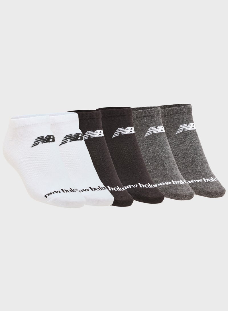 New Balance 6 Pack Everyday Lightweight No Show Socks - Image 1