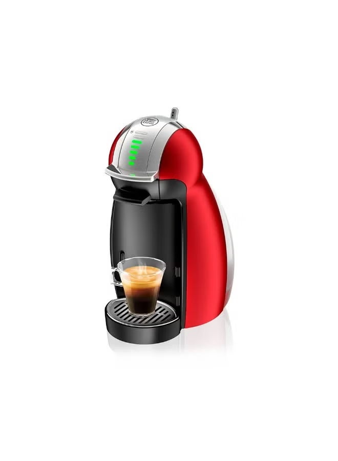 دولسي قوستو ماكينة قهوة كبسولات أوتوماتيكية NESCAFÉ DOLCE GUSTO من ديلونجي GENIO 2 بقوة مضغطة تصل إلى 15 بار، لصنع كابتشينو، غراند، شاي، شوكولاتة ساخنة وإسبريسو، موديل EDG465.R باللون الأحمر - Image 5