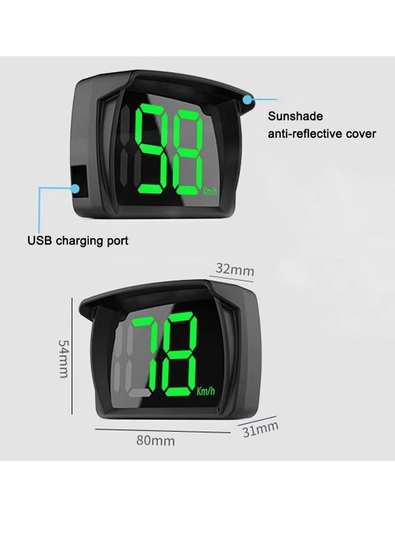 هود  شاشة عرض على الزجاج الأمامي للسيارة HUD Beidou GPS عداد سرعة عالمي يعمل بالأقمار الصناعية محدد موقع السيارة عالي الدقة مناسب لجميع الموديلات - Image 2