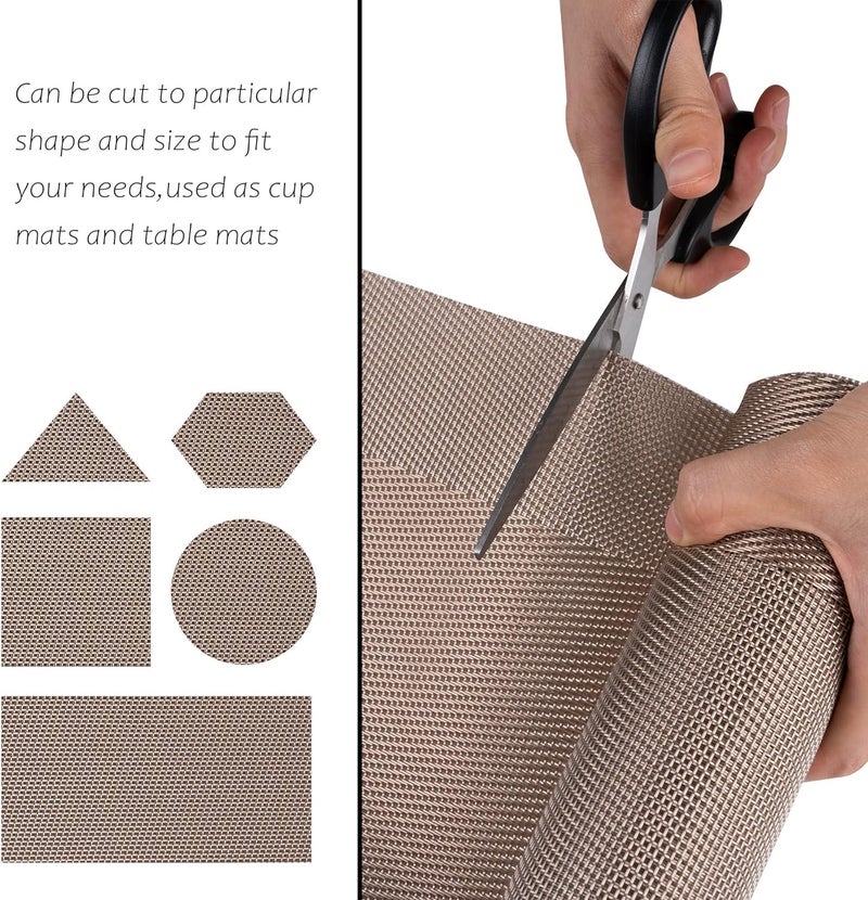 Wosta Brown Table Runner 30x180cm Heat Resistant for Dining Room Table Runners Waterproof Washable for Kitchen Party Home Decor - Image 3