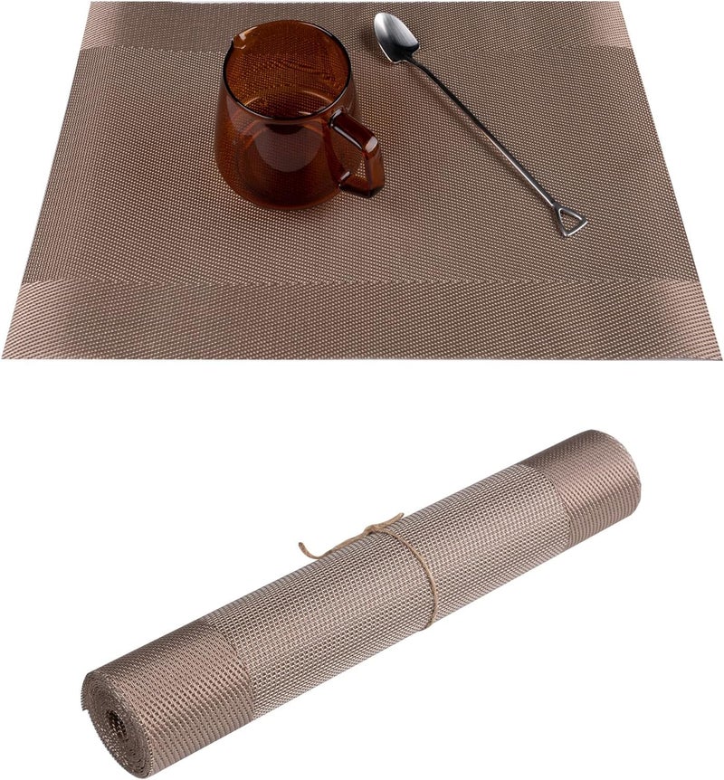 Wosta Brown Table Runner 30x180cm Heat Resistant for Dining Room Table Runners Waterproof Washable for Kitchen Party Home Decor - Image 2