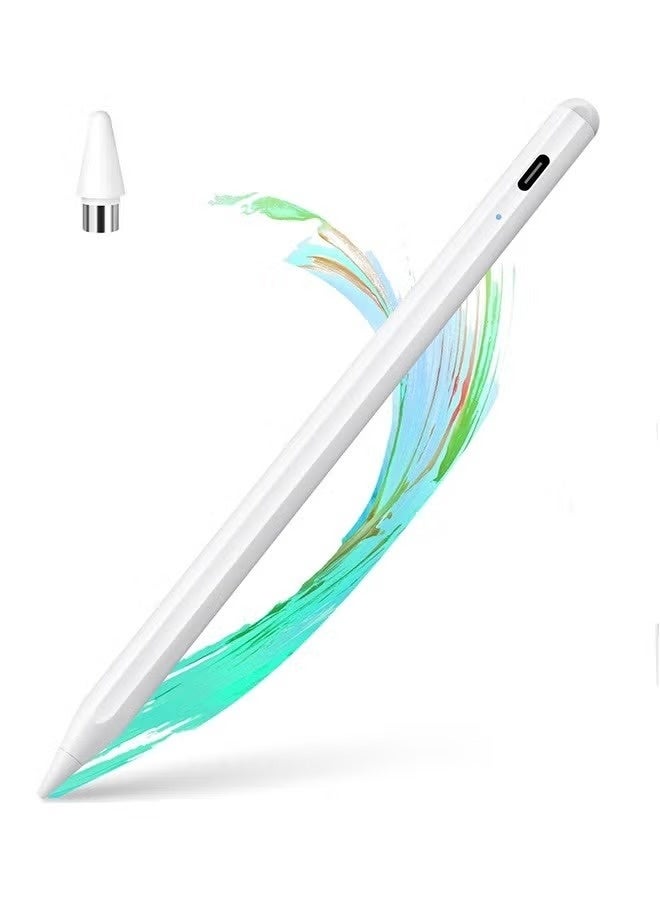 Stylus Pen for Touch Screens – Rechargeable 1.2mm Fine Point with Palm Rejection Active Smart Pencil, Universal Digital Touch Screen Pen for iOS & Android Devices - Image 1