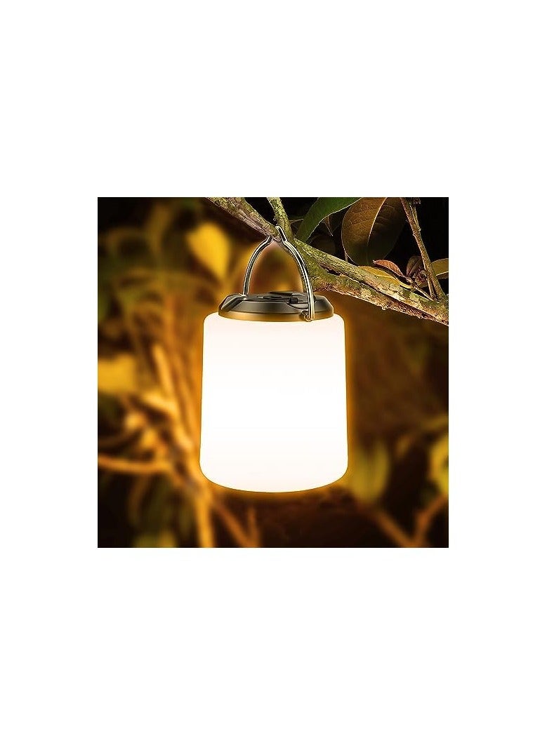 erorex Camping Lantern Rechargeable, 2000mAh Camping Lights Lamp, 3000K Warm Light, Brightness Adjustable 3 Light Modes,10+ Hrs Runtime Waterproof Tent Light for Camping, Emergency, Power Cuts  - Image 2