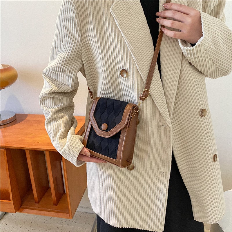 Bag Women'S Fashionable Rhombus Small Bag New Single Shoulder Crossbody Bag Women'S Bag Mini Mobile Phone Bag - Image 5