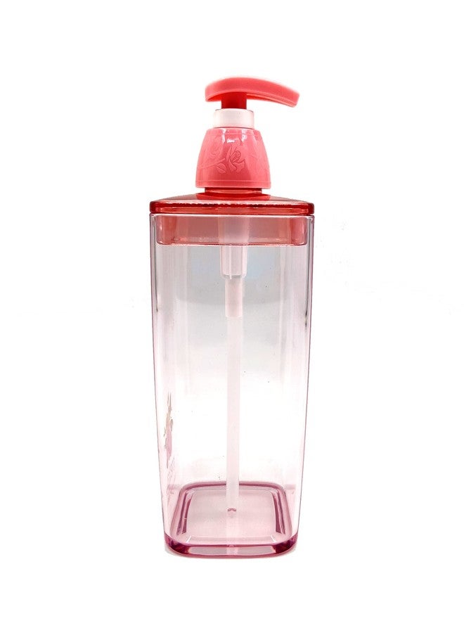 LDG WARE Soap Dispenser for Wash Basin | Hand Wash Dispenser Bottles | Liquid Soap Dispenser for Wash Basin | Acylic Soap Dispenser for Bathroom & Kitchen (Oval Shape)(1-pcs) - Image 1