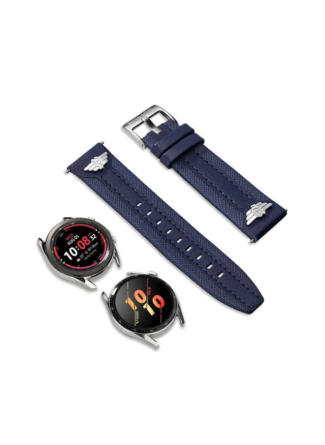 POLICE Wings Blue Leather Watch Straps