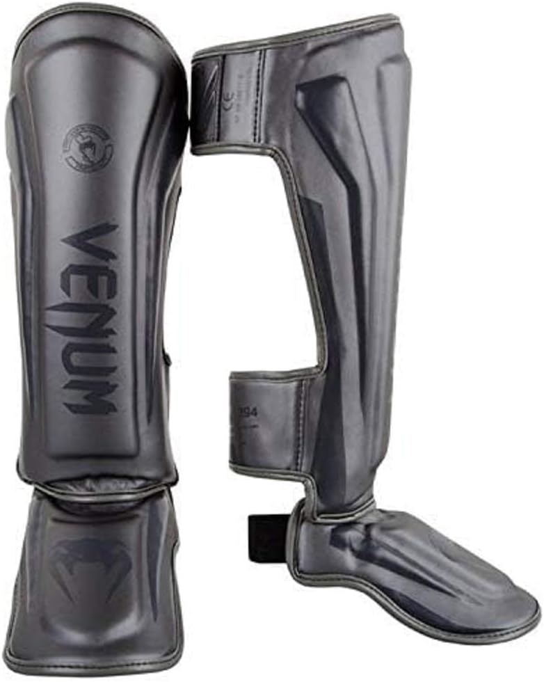 Venum Elite Shin Guards - Black - Image 4