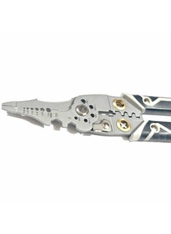 UPTODATETOOLS UPTODATETOOLS MultiFunction Wire Stripper Wire Cutter Wire Crimper 1022 AWG Carbon Steel NonSlip Handle  - Image 5