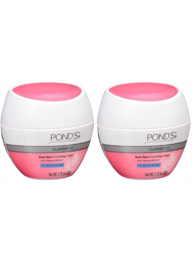 Pond's Ponds Clarant B3 Dark Spot Correcting Cream 1.75 Oz, 2 Pack - Image 1