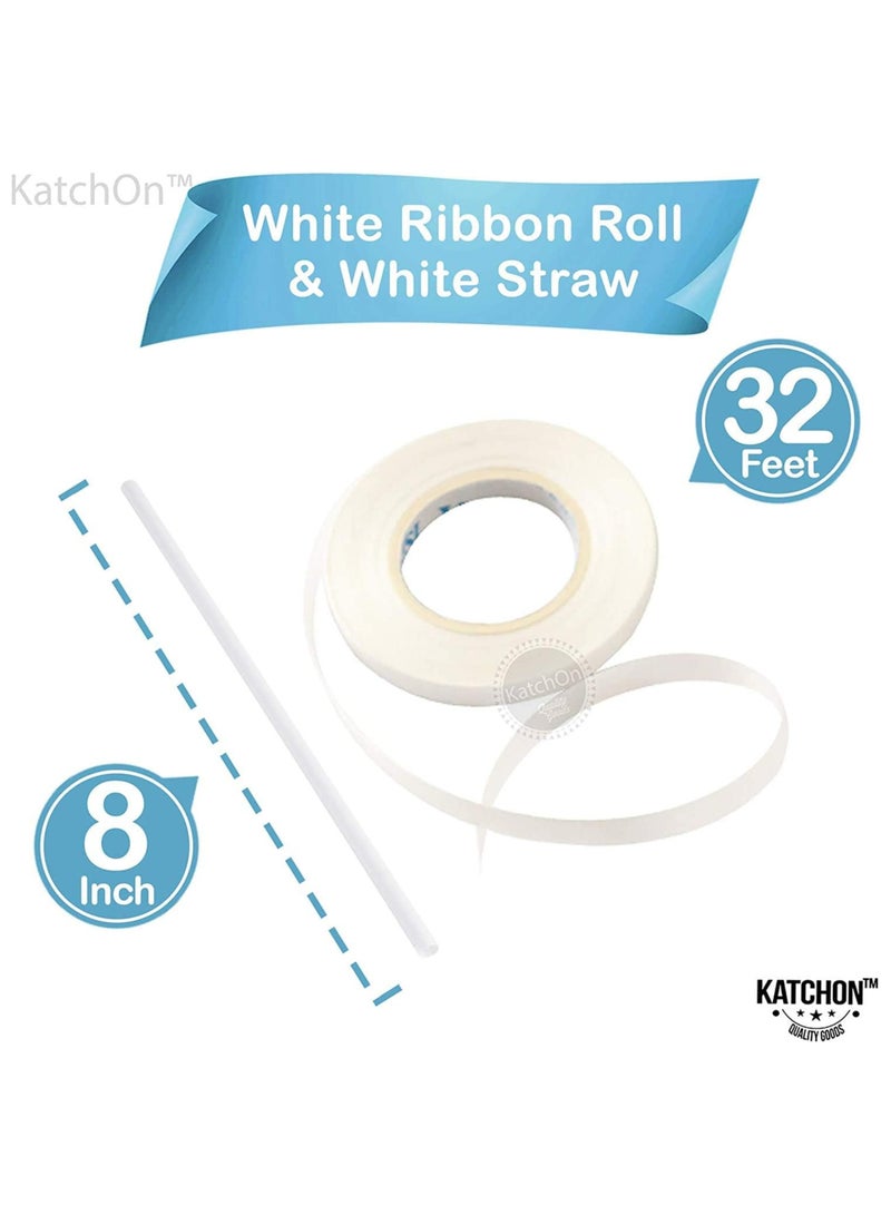 كاتشون بالونات فويل زرقاء فاتحة، عبوة من 6 بالونات لتزيين الحفلات - Image 3