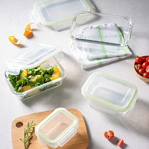 Jaypee Plus Klaro Rectangle 150ML Glass Storange Container Transparent (Pack of 1) - Image 1