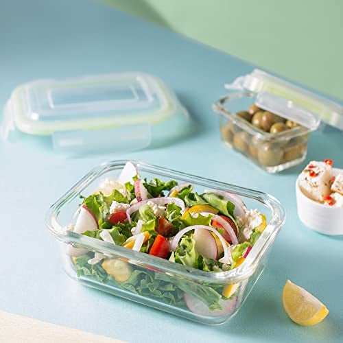 Jaypee Plus Klaro Rectangle 150ML Glass Storange Container Transparent (Pack of 1) - Image 2