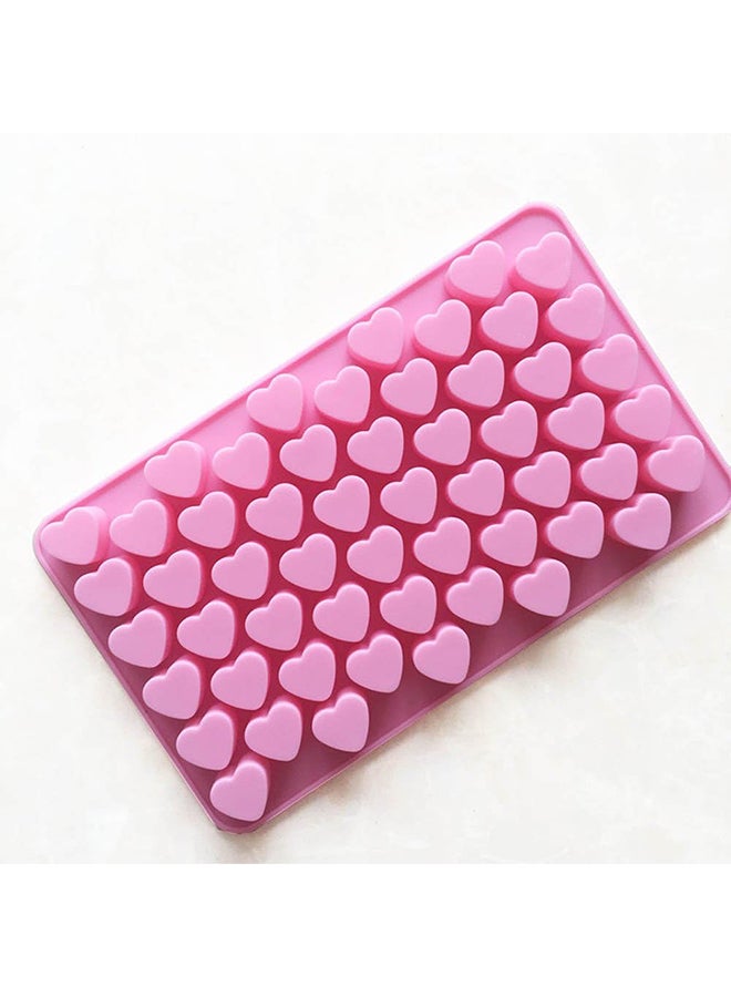 Elome Silicone Baking Mold Ice Cube Tray For Chocolate  Soap  Candle  Fondant Cake Decoration And Jelly(Heart-Shaped) -- Heart