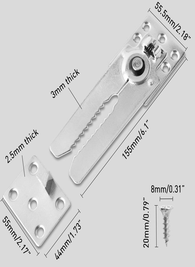 HOWDIA 6 Pack Sectional Couch Connector Screws, Heavy Duty Sofa Connectors for Sectionals, Couch Clamps to Make Sectional Stay, Multi-Card Design Furniture Connectors - Image 2