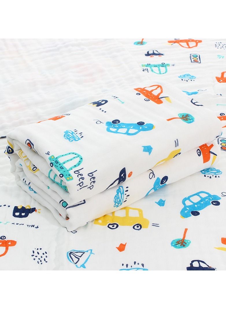 Loquat Pure Cotton Cartoon Printed Bath Towels