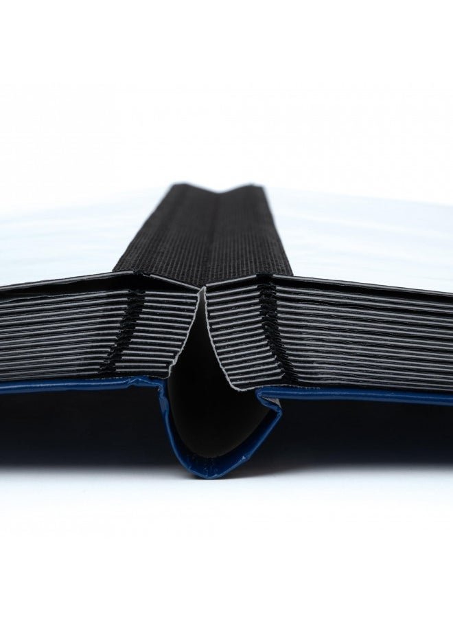 Lighthouse Lighthouse Hardcover Stamp Album Stockbook With 64 Black Pages, Blue, LS4/32  - Image 3