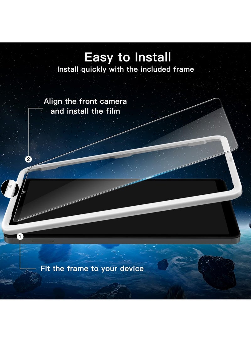 Jetech Screen Protector for Samsung Galaxy Tab A9 8.7-Inch 2023 with Easy Installation Frame, Tempered Glass Film, HD Clear, 2-Pack - Image 3