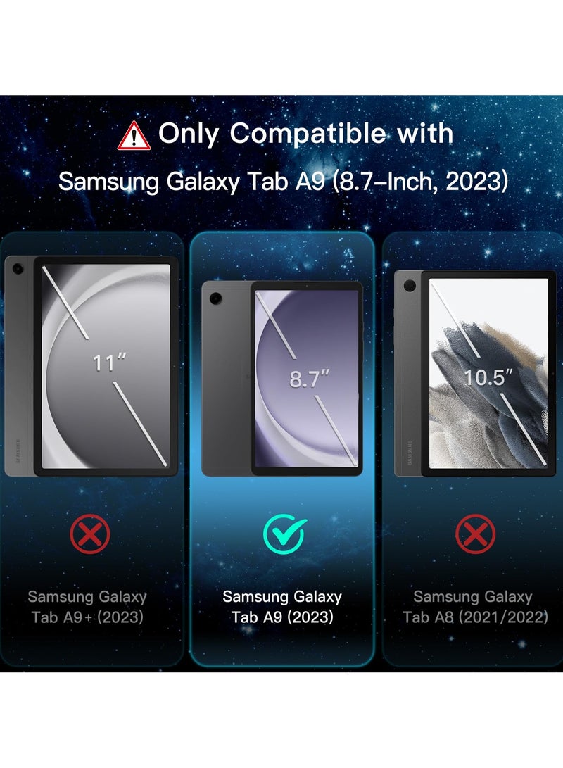 Jetech Screen Protector for Samsung Galaxy Tab A9 8.7-Inch 2023 with Easy Installation Frame, Tempered Glass Film, HD Clear, 2-Pack - Image 2