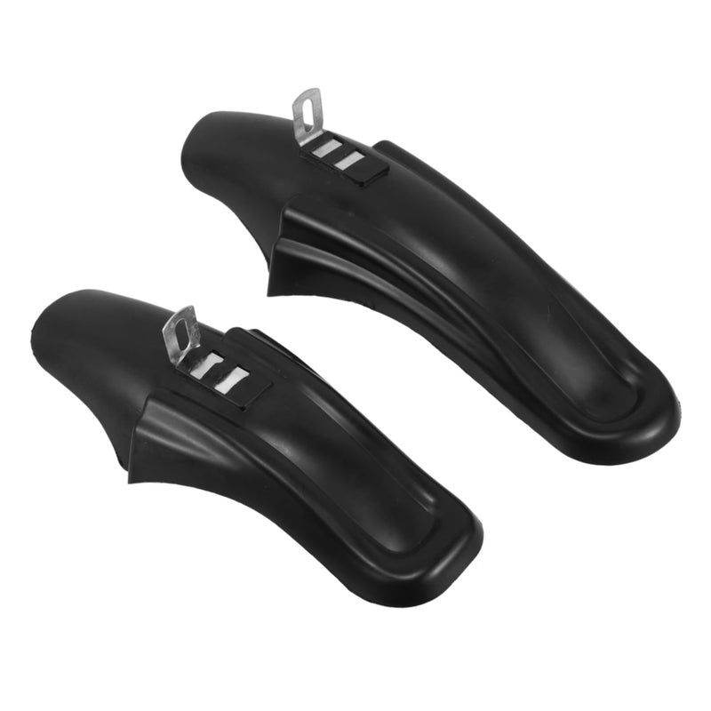Mountain Bike Fenders Front and Rear Mudguard Set Black - Image 2