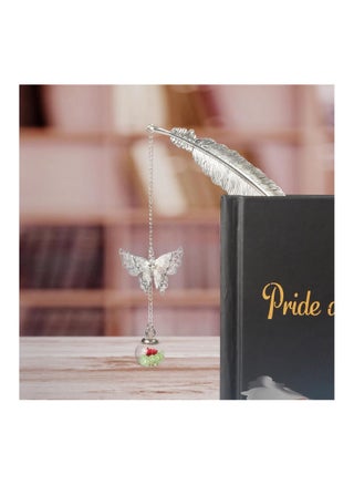 “Perfect gift for reading and nature lovers: handcrafted dragonfly and feather book separator - pzsku/ZC80807BEA178D9A1E2D8Z/45/_/1740582598/c2129a42-a847-4bbc-ae22-09285bc0d275