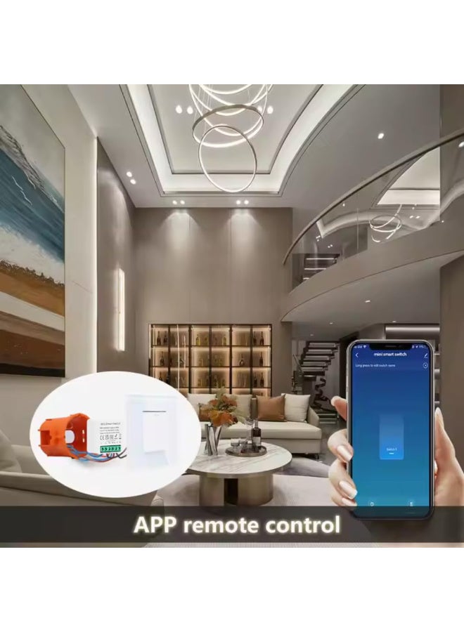 Lumive unit Manual Current Breaker, works with Alexa and Google Home, supports dual-directional control across the application, mounted behind the normal key (requires a neutral wire) (two-2Gang) - Image 5