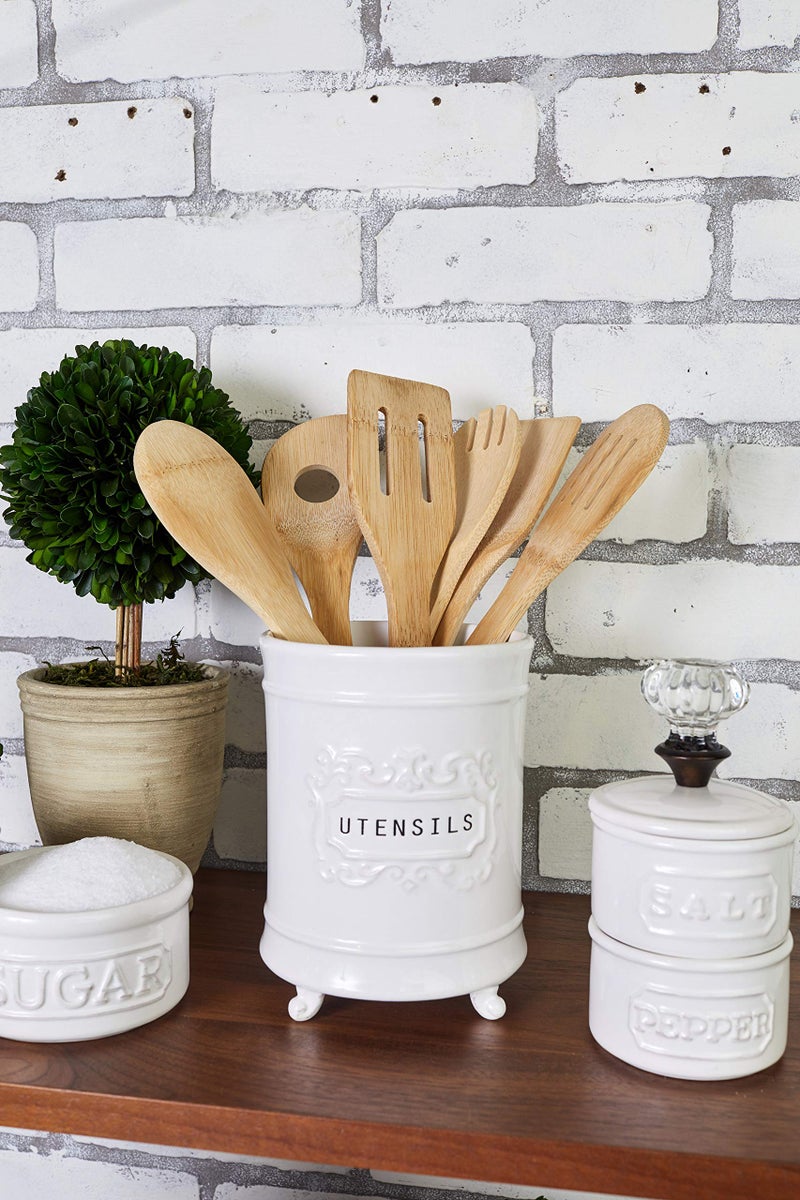 Mud Pie Door Knob Salt Cellar Set, White - Image 4