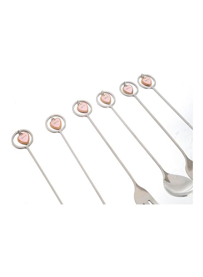 Round spoon and fork set  - Image 3